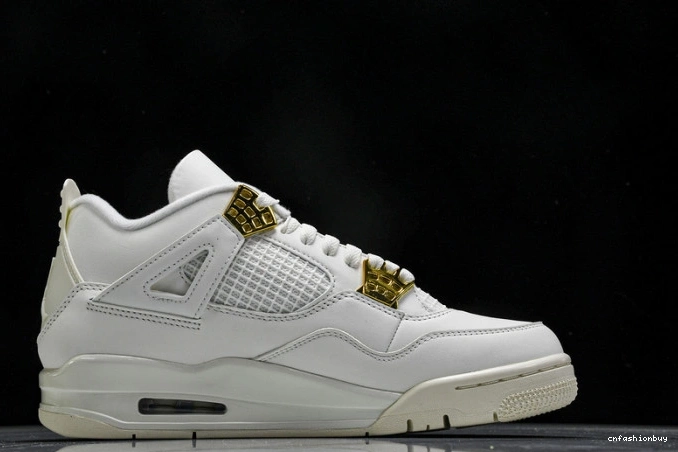 4 AQ9129-170 Gold Retro Jordan Metallic 0718